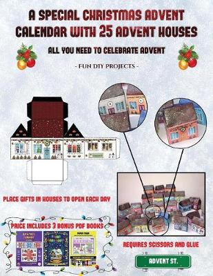 Cover of Fun DIY projects (A special Christmas advent calendar with 25 advent houses - All you need to celebrate advent)