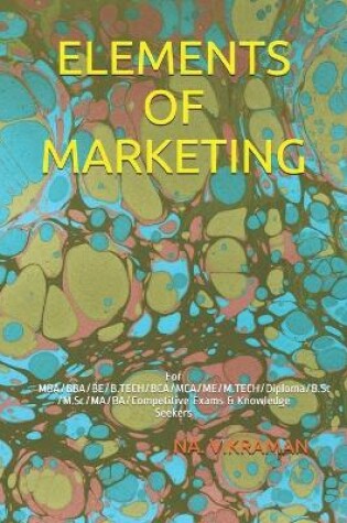 Cover of Elements of Marketing