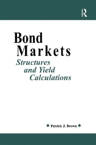 Cover of Bond Markets