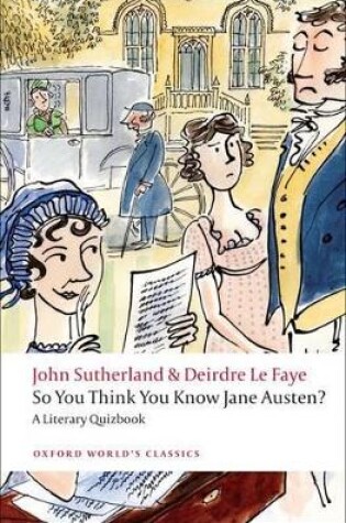 Cover of So You Think You Know Jane Austen?