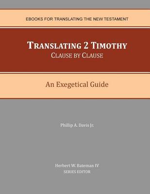 Book cover for Translating 2 Timothy Clause by Clause