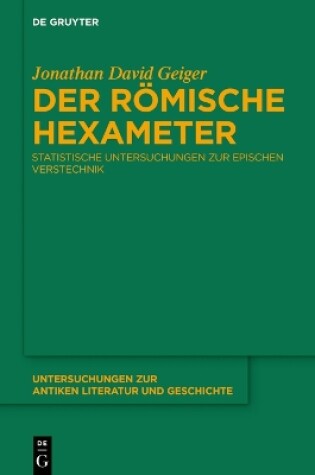 Cover of Der Roemische Hexameter