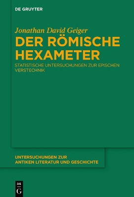 Book cover for Der Roemische Hexameter