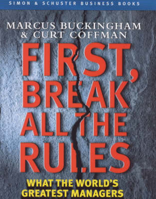 Book cover for First, Break All the Rules