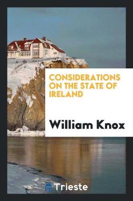 Book cover for Considerations on the State of Ireland