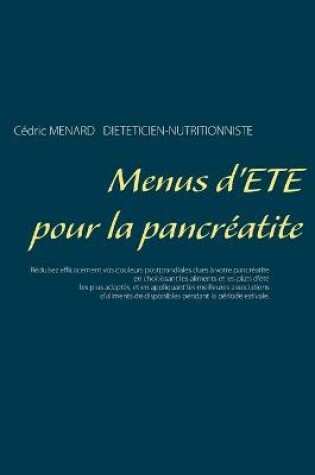 Cover of Menus d'été pour la pancréatite