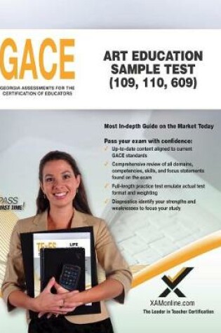 Cover of Gace Art Education Sample Test 109, 110, 609