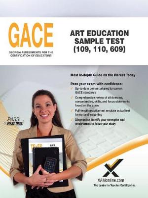 Book cover for Gace Art Education Sample Test 109, 110, 609