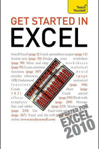 Cover of Get Started with Excel 2010