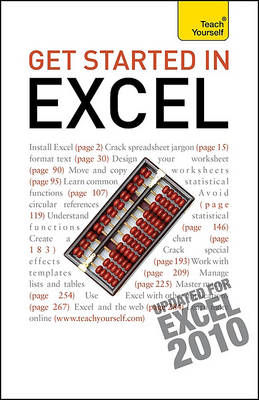 Cover of Get Started with Excel 2010