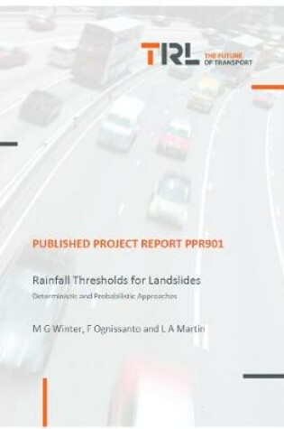 Cover of Rainfall Thresholds for Landslides