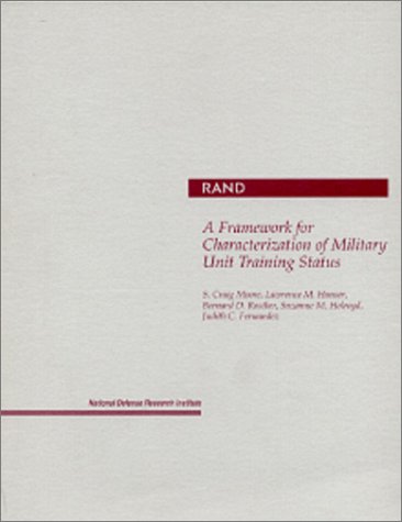Book cover for A Framework for Characterization of Military Unit Training Status