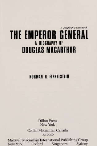 Cover of The Emperor General