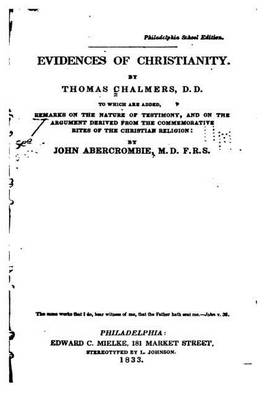 Book cover for Evidences of Christianity