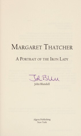 Book cover for Lady Thatcher