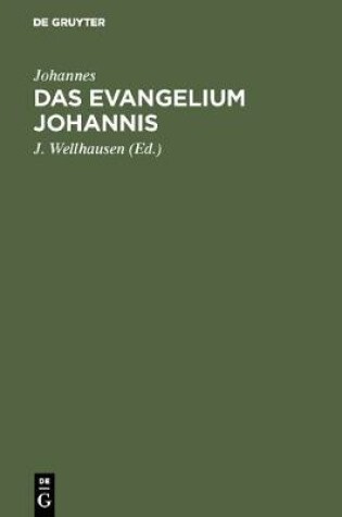 Cover of Das Evangelium Johannis