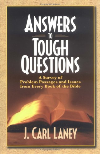 Book cover for Answers to Tough Questions from Every Book of the Bible