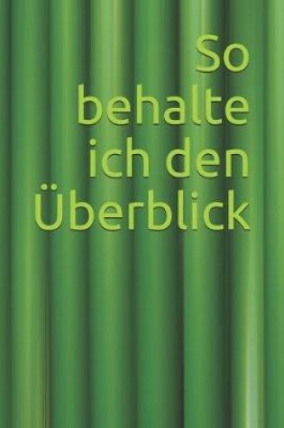 Cover of So Behalte Ich Den