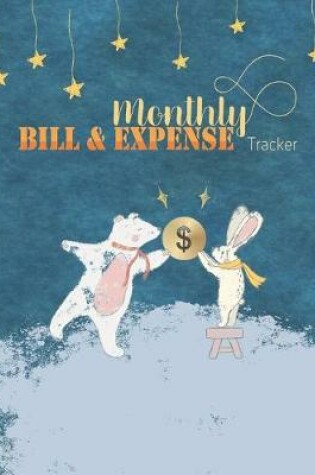 Cover of Monthly Bill and Expense Tracker