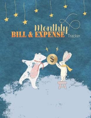 Book cover for Monthly Bill and Expense Tracker