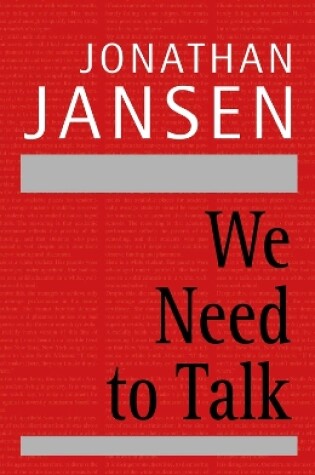 Cover of We need to talk