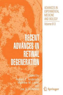 Cover of Recent Advances in Retinal Degeneration