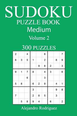 Book cover for Medium 300 Sudoku Puzzle Book