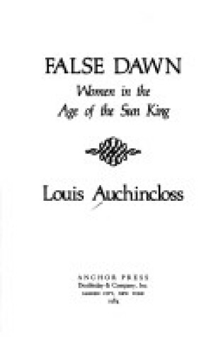 Cover of False Dawn