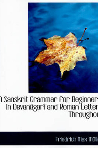 Cover of A Sanskrit Grammar for Beginners, in Devanagari and Roman Letters Throughout