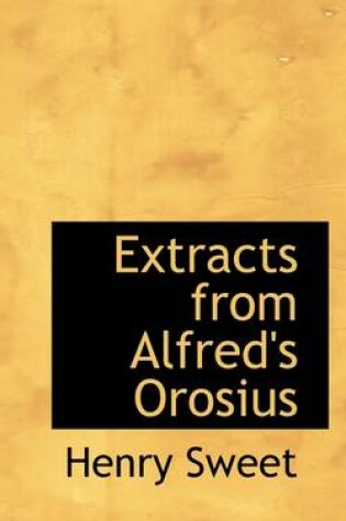 Cover of Extracts from Alfred's Orosius