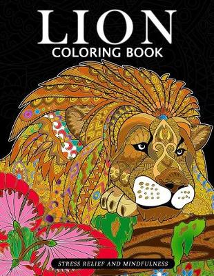 Book cover for Lion Coloring Book