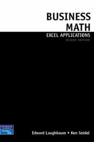 Cover of Business Math Excel Applications for Business Mathematics