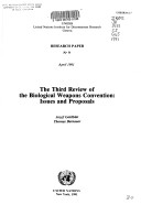 Cover of The Third Review of the Biological Weapons Convention