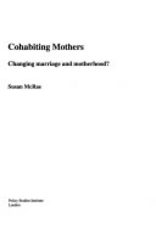 Cover of Cohabiting Mothers