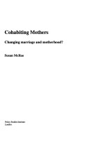 Book cover for Cohabiting Mothers