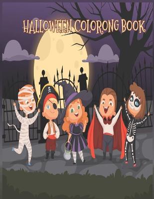 Book cover for Halloween Coloring Book