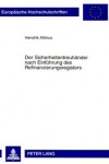 Book cover for Der Sicherheitentreuhaender Nach Einfuehrung Des Refinanzierungsregisters