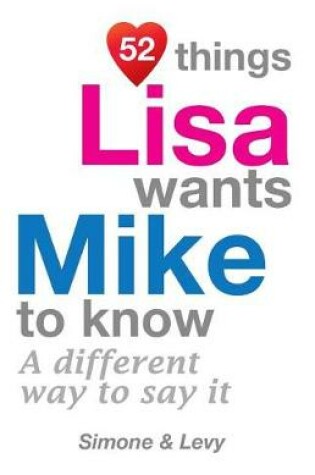 Cover of 52 Things Lisa Wants Mike To Know