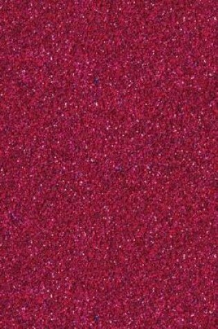 Cover of Dark Red Glitter Journal