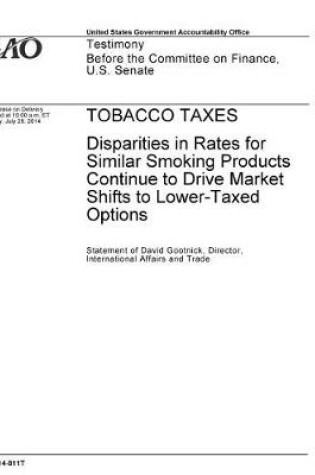 Cover of Tobacco Taxes