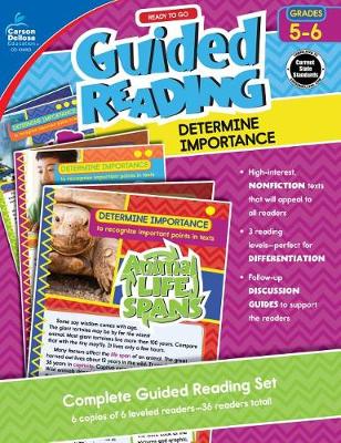 Book cover for Ready to Go Guided Reading: Determine Importance, Grades 5 - 6