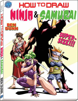 Book cover for How to Draw Ninjas and Samurai Supersize
