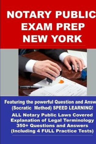 Cover of Notary Public Exam Prep New York