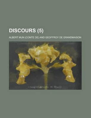 Book cover for Discours (5)