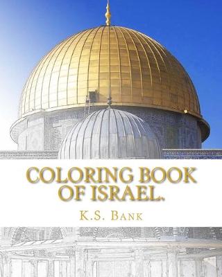 Book cover for Coloring Book of Israel.