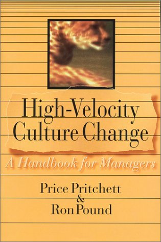 Book cover for High Velocity Culture Change : A Handbook for Managers