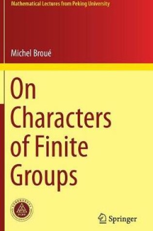 Cover of On Characters of Finite Groups