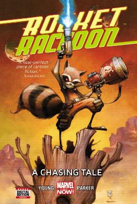 Book cover for Rocket Raccoon Volume 1: A Chasing Tale