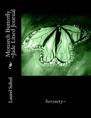 Cover of Monarch Butterfly Jade Lined Journal