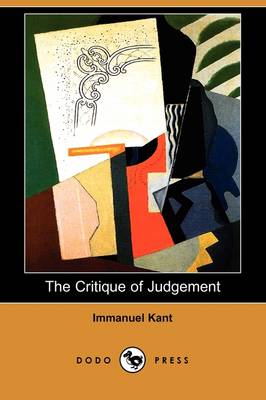 Book cover for The Critique of Judgement (Dodo Press)